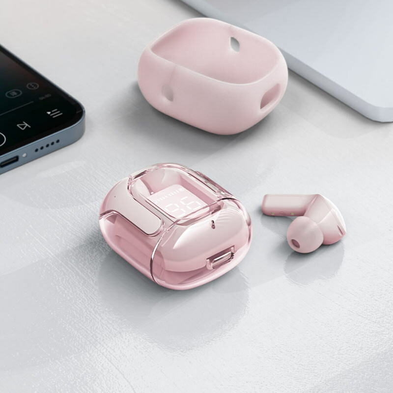 Bluetooth-гарнітура Acefast T6 Pink (6974316281566)