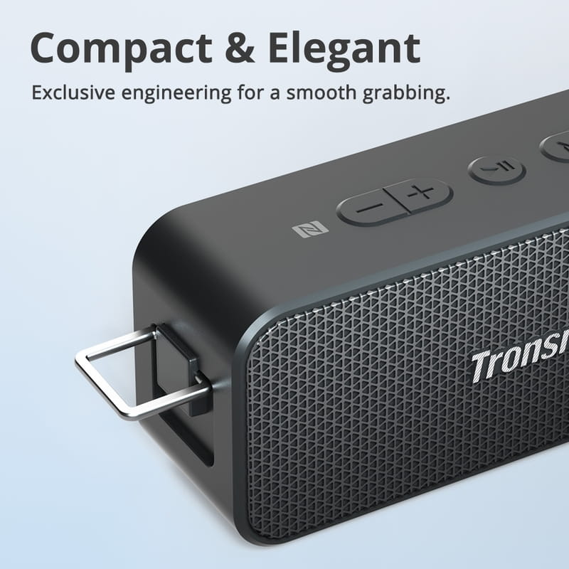 Акустична система Tronsmart T2 Plus Upgraded Black (1019754)