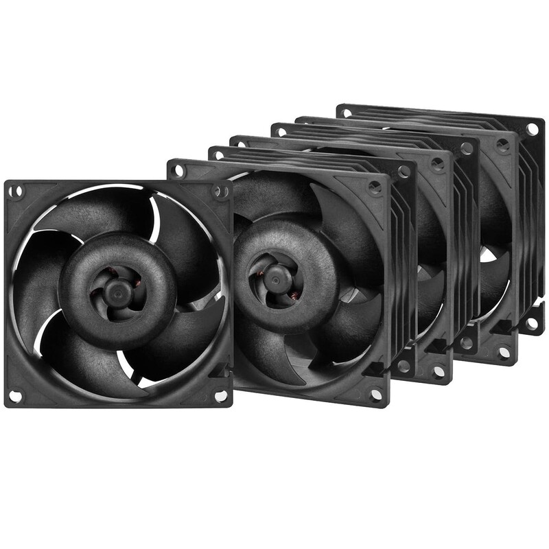 Вентилятор Arctic S8038-10K Black - 4 Pack (ACFAN00291A)