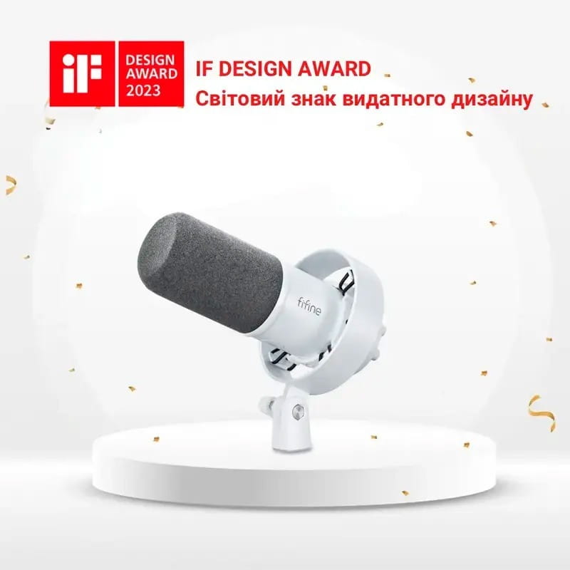 Микрофон Fifine T688W White