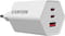Фото - Сетевое зарядное устройство Canyon Exagon 65 GaN 65W 2xPD 1xQC EU White (CND-CHAHEX65W) | click.ua