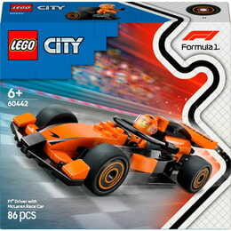 Конструктор LEGO City Пилот F1 с автомобилем для гонки команды McLaren (60442)