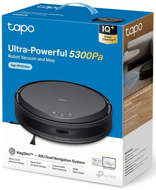 Робот-пылесос TP-Link Tapo RV20 Max