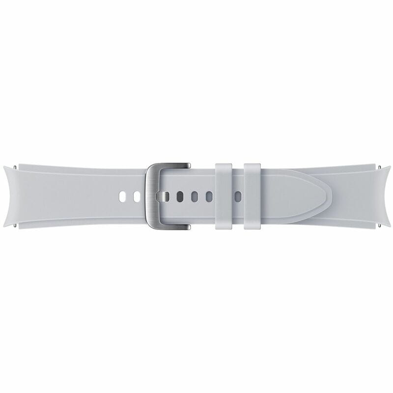 Ремінець Samsung Ridge Sport Band для Samsung Galaxy (20mm, S/M) / Watch 4 / Watch 5 / Watch 6 Silver (ET-SFR88SSEGRU) OEM