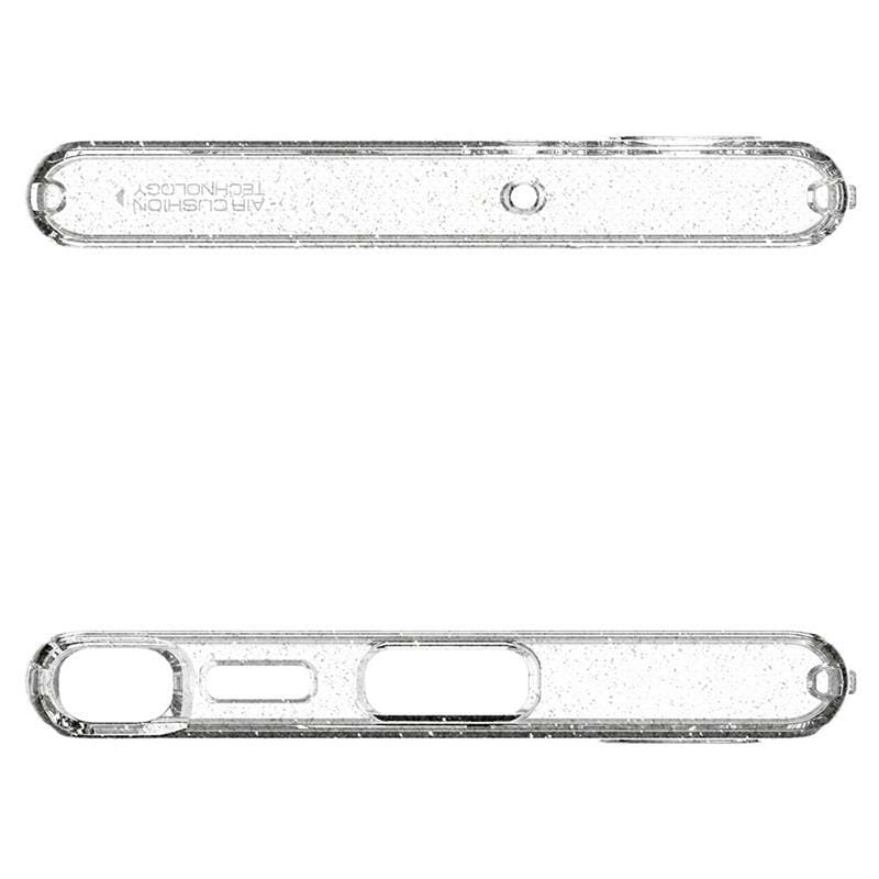 Чeхол-накладка Spigen Liquid Crystal Glitter для Samsung Galaxy S22 Ultra SM-S908 Crystal Quartz (ACS03913)