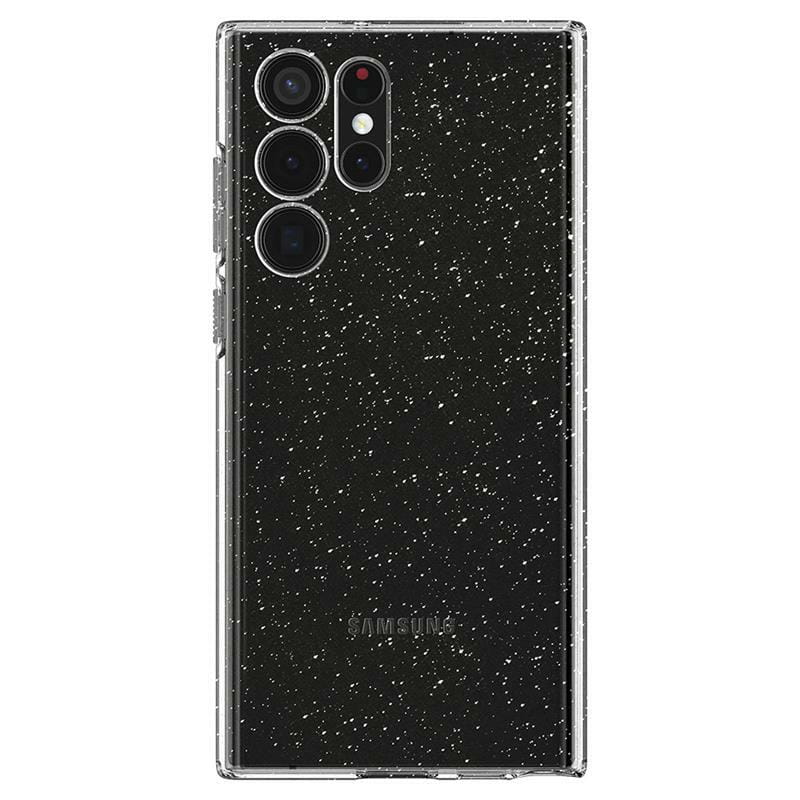 Чeхол-накладка Spigen Liquid Crystal Glitter для Samsung Galaxy S22 Ultra SM-S908 Crystal Quartz (ACS03913)