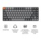 Фото - Клавіатура бездротова Keychron K3 Max, Gateron MX 2.0 Brown, Hot-Swap, RGB UA Black (K3M-H3-UA) | click.ua