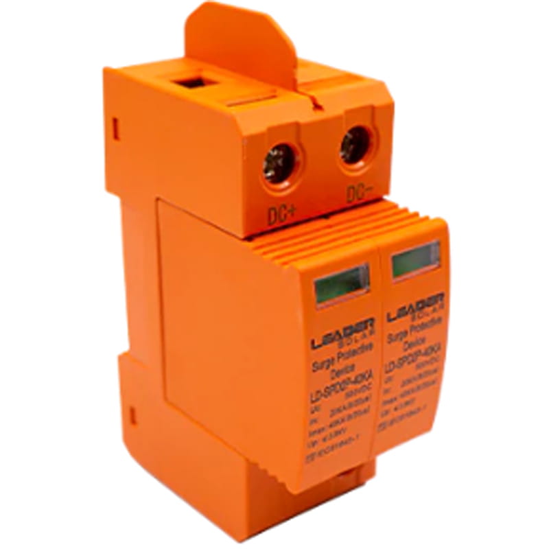 Обмежувач перенапруги Leader DC2P 500В 40кА (LD-SPD2P-40KA-500V)