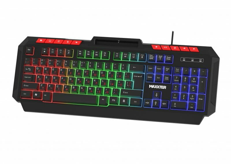 Клавiатура Maxxter KBG-UML-02B-UA Black