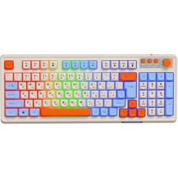 Клавiатура бездротова Maxxter KBGW-3C01-UA White