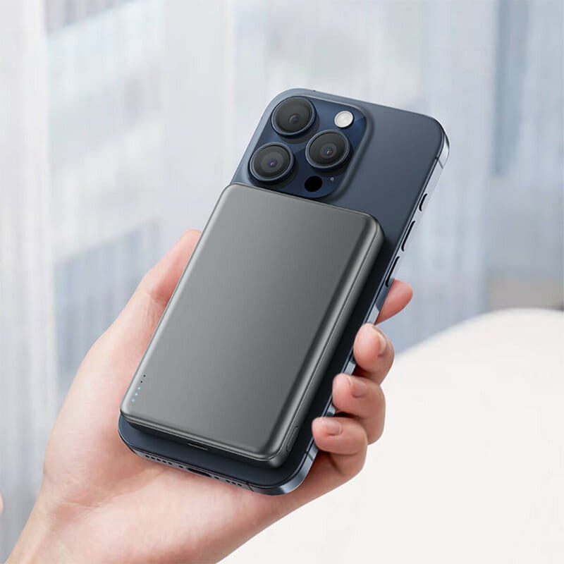Универсальная мобильная батарея Acefast Magnetic M12 10000mAh 20W Qi-15W Black (6974316283393)