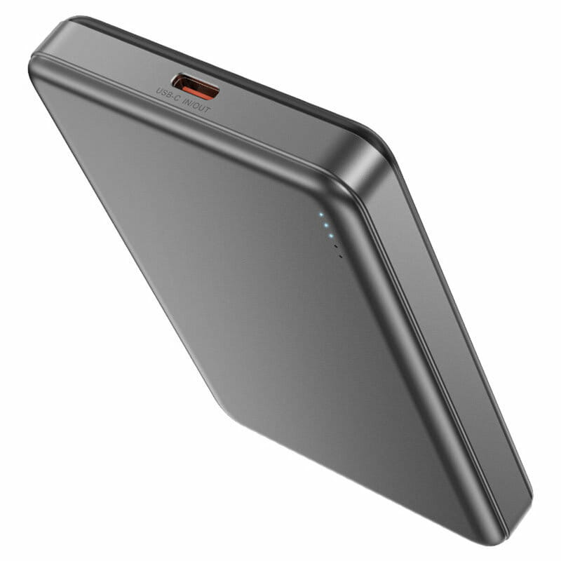 Универсальная мобильная батарея Acefast Magnetic M12 10000mAh 20W Qi-15W Black (6974316283393)