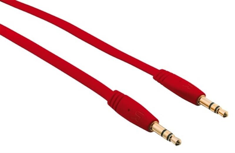 Аудио-кабель Trust Urban mini-jack 3.5мм(M) to mini-jack 3.5мм(M) 1м, Red (20177)