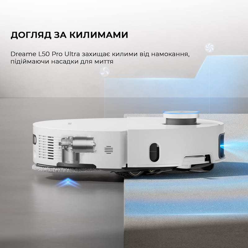 Робот-пилосос Dreame Bot L50 Pro Ultra White (RLL84CE)