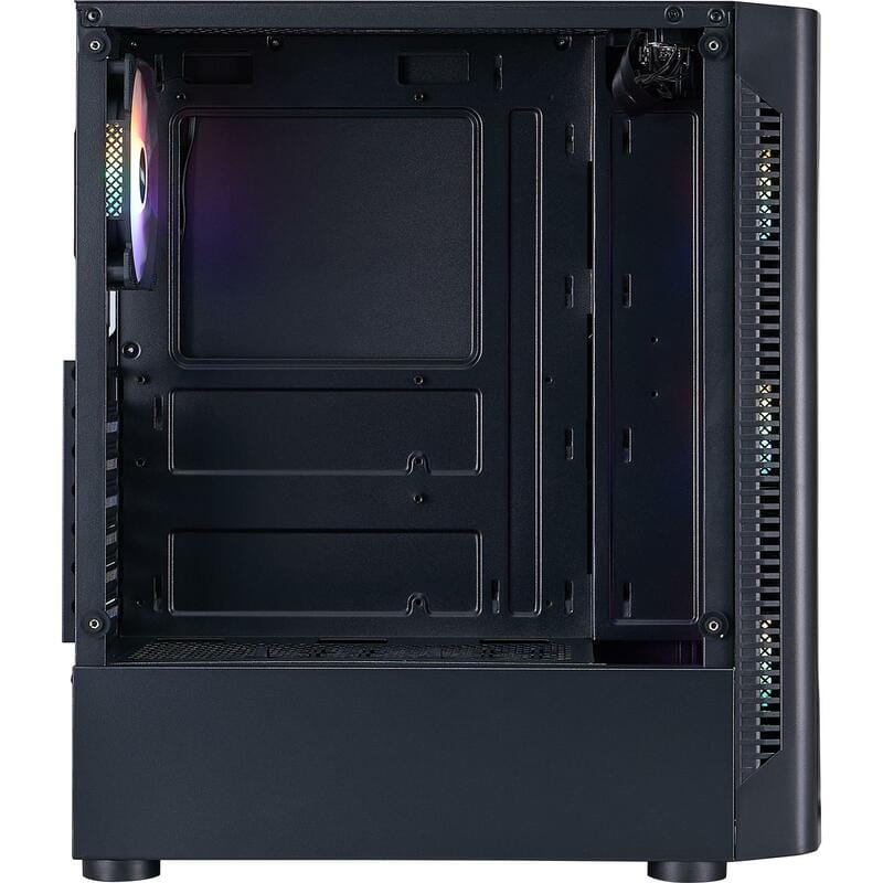 Корпус 1stPlayer D4-BK-4F1 Black без БЖ