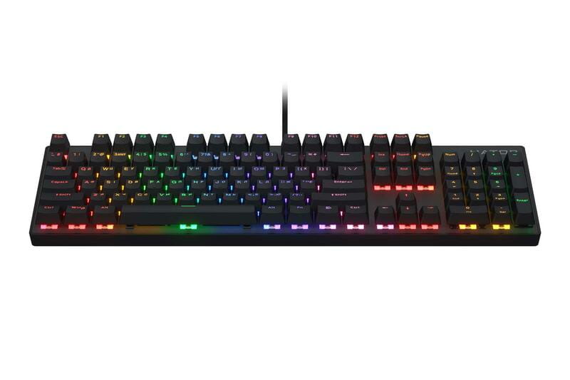 Клавіатура Hator Icefall Mecha Rainbow Black (HTK104UA)
