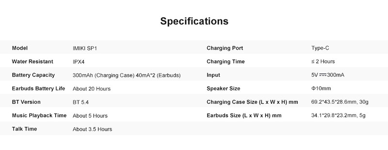 Bluetooth-гарнітура iMiki SP1 Black