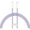 Фото - Кабель Baseus Dynamic USB Type-C - Lightning (M/M), 20W, 2 м Purple (CALD000105) | click.ua