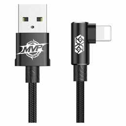 Кабель Baseus MVP USB - Lightning (M/M), 1.5A, 2 м Black (CALMVP-A01)