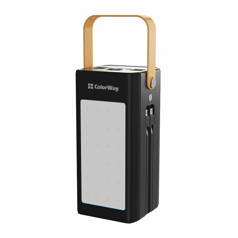 Универсальная мобильная батарея ColorWay LCD/Lamp 80000mAh Black (CW-PB800LPA8BK-PDD)