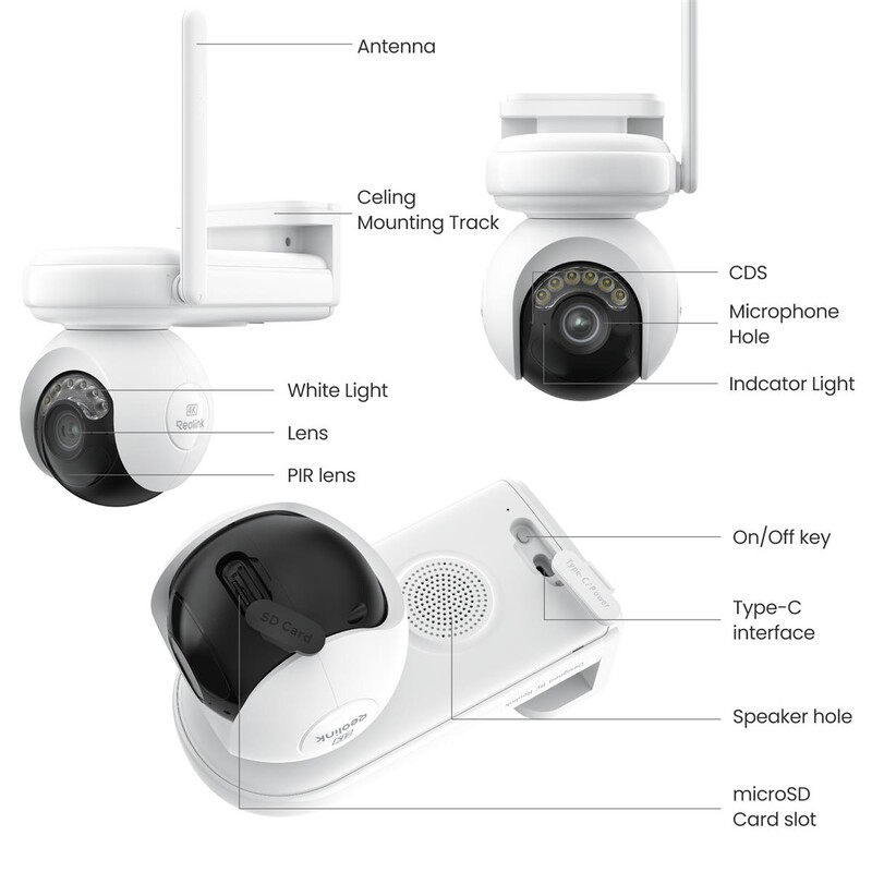 IP-камера Reolink Altas B660 PT Wi-Fi 8 МП