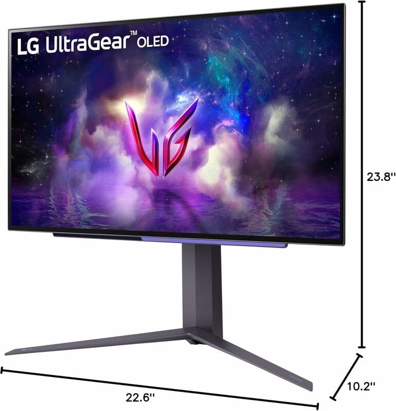 Монітор LG 27" 27GS95QE-B OLED Black 240Hz