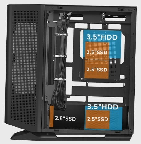 Корпус Cougar FV270 RGB Black без БЖ