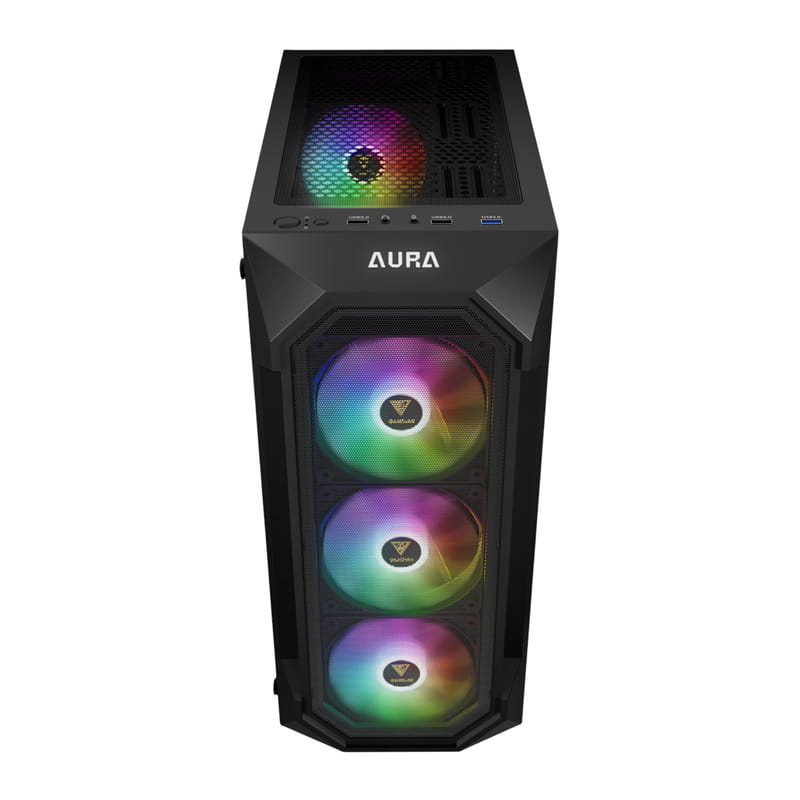 Корпус Gamdias Aura GC1 Elite ARGB Black без БЖ