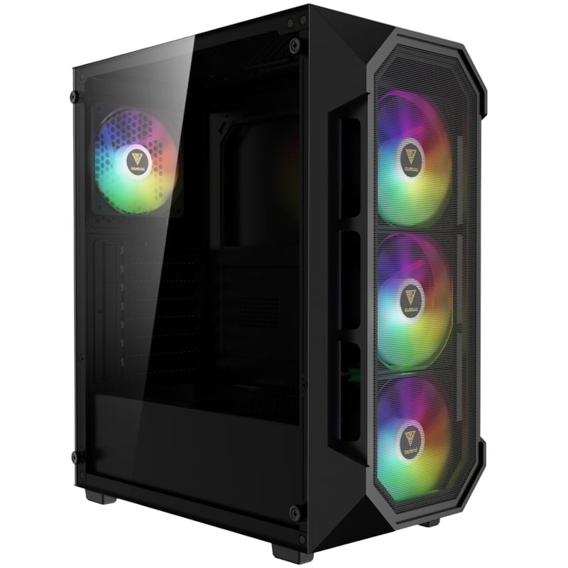 Корпус Gamdias Aura GC1 Elite ARGB Black без БЖ