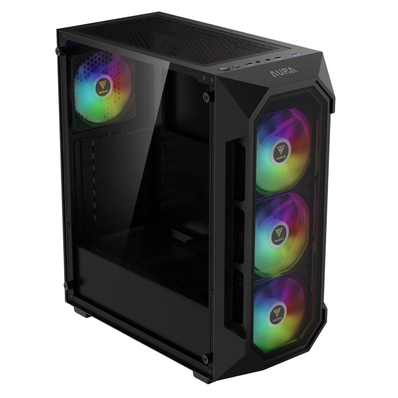 Корпус Gamdias Aura GC1 Elite ARGB Black без БЖ