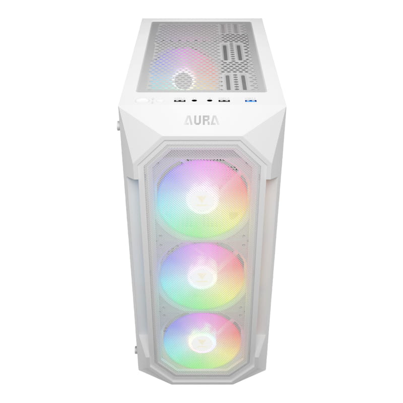 Корпус Gamdias Aura GC1 Elite ARGB White без БЖ