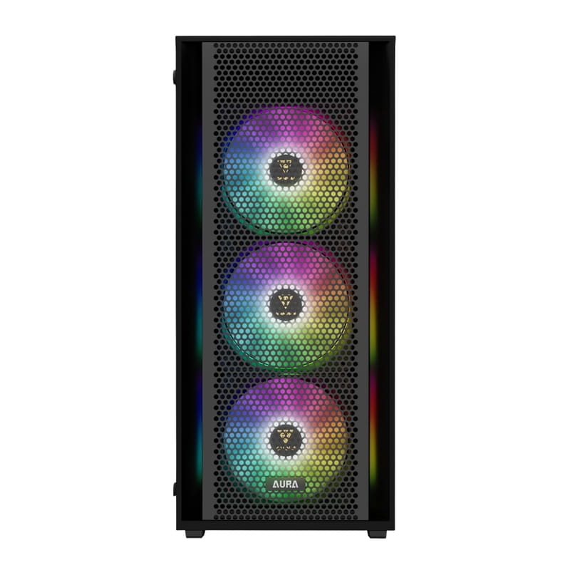 Корпус Gamdias Aura GC2 Elite ARGB Black без БЖ