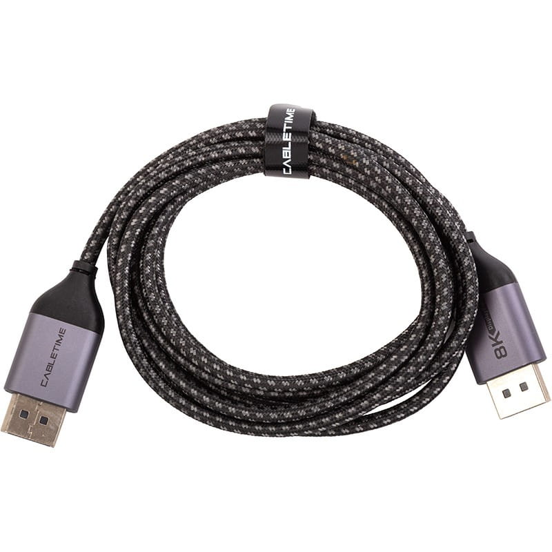 Кабель Cabletime DisplayPort - DisplayPort 1.4V (M/M), 32AWG, 8K, 2м (CA914647)