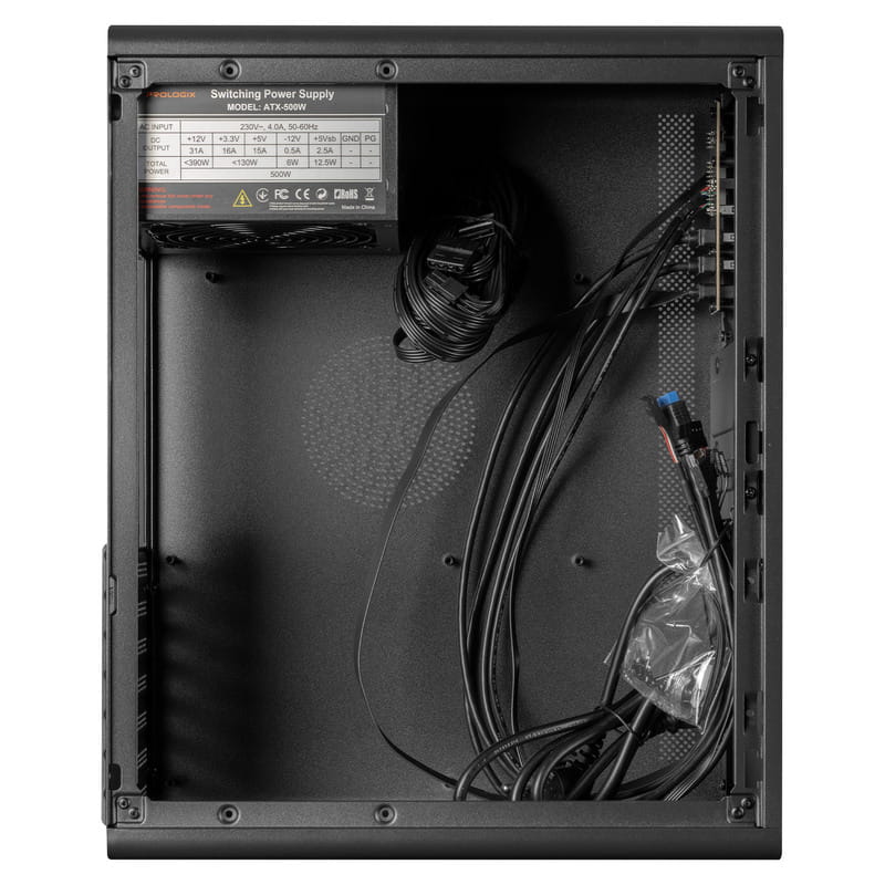 Корпус Prologix E127 500W Black
