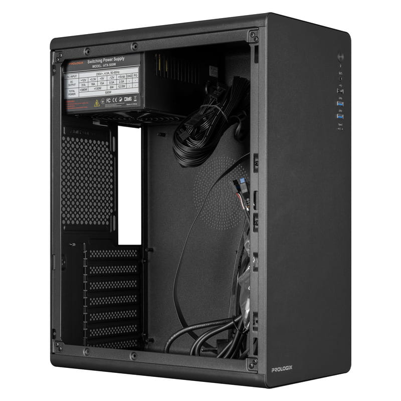 Корпус Prologix E127 500W Black