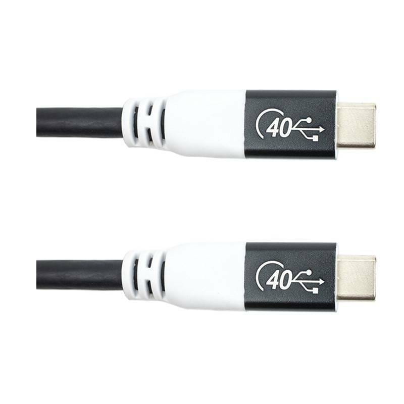 Кабель San Guan USB Type-C - USB Type-C (M/M) PD 100W, 40Gbps, 3 м Black (CA914135)
