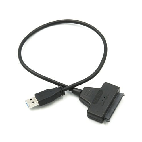 Кабель PowerPlant SATA - USB 3.0 Black (HC380046)