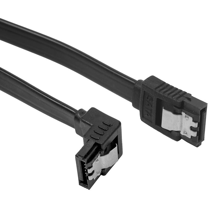 Кабель PowerPlant SATA III 0.5 м Black (CA914333)