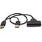 Фото - Кабель PowerPlant USB 2.0 Type-A - Slimline SATA II 7+6Pin (CA914852) | click.ua