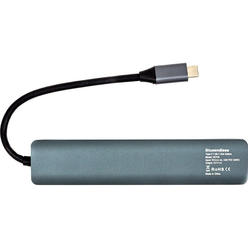Концентратор USB Type-C Blueendless Space Grey (CA913848)