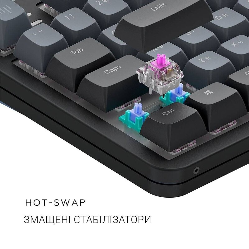 Клавіатура Dark Project ALU87 Midnight Black (DPKB_MIDNIGHT_87_ANSI_UA)
