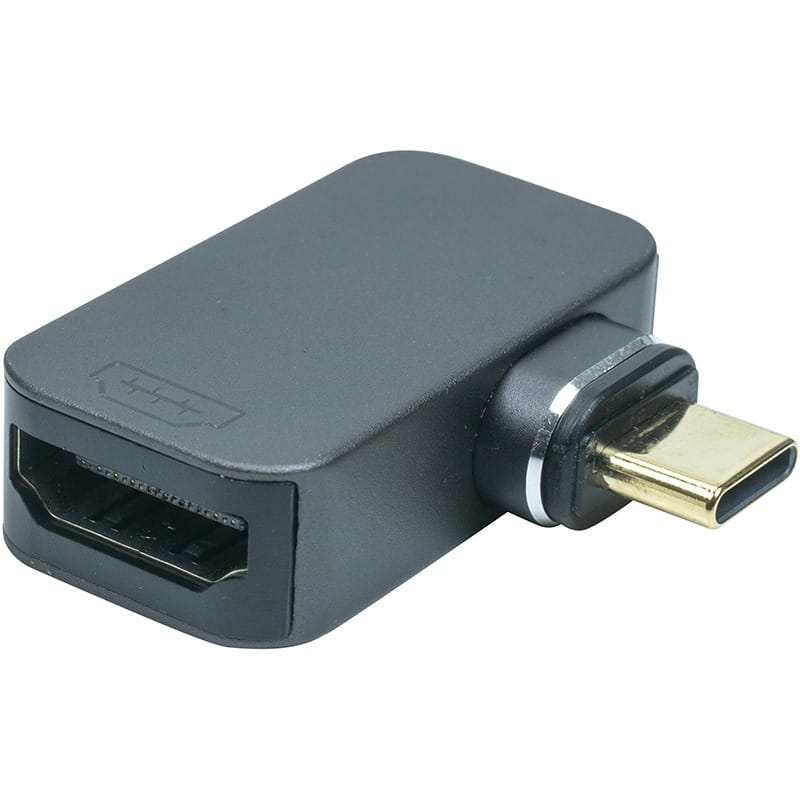 Адаптер PowerPlant USB Type-C - HDMI (M/F) Black (CA914302)