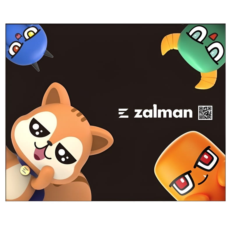 Ігрова поверхня Zalman MP2 B Small, (260x210мм), чорна (ZM-MP2B)_акція
