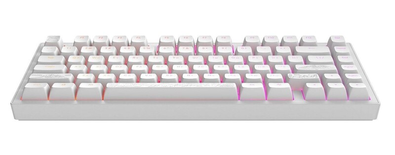 Клавіатура Dark Project ALU81 Terra Nostra White (DPKB_NOSTRA_81_ANSI_WHITE_UA)