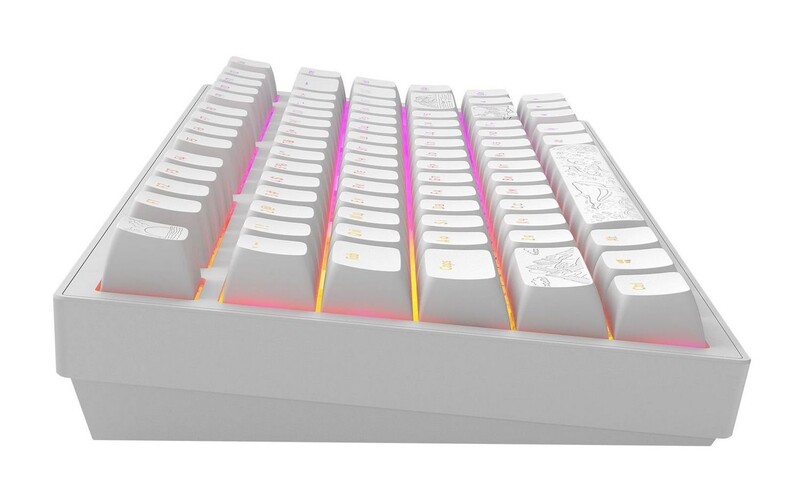 Клавіатура Dark Project ALU81 Terra Nostra White (DPKB_NOSTRA_81_ANSI_WHITE_UA)