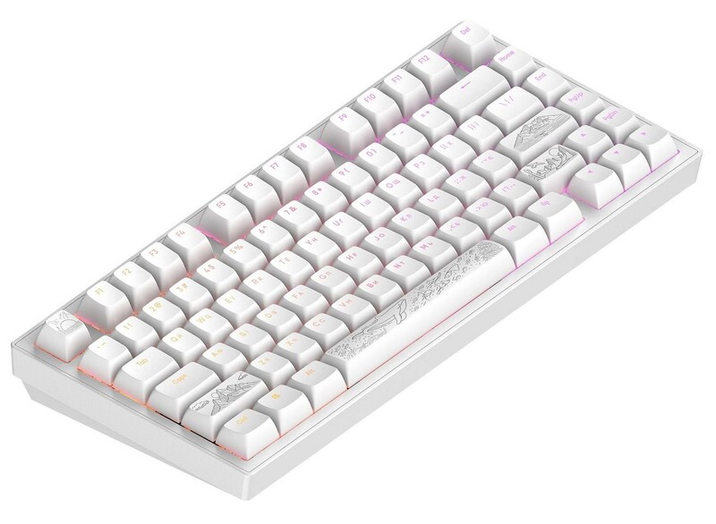 Клавіатура Dark Project ALU81 Terra Nostra White (DPKB_NOSTRA_81_ANSI_WHITE_UA)