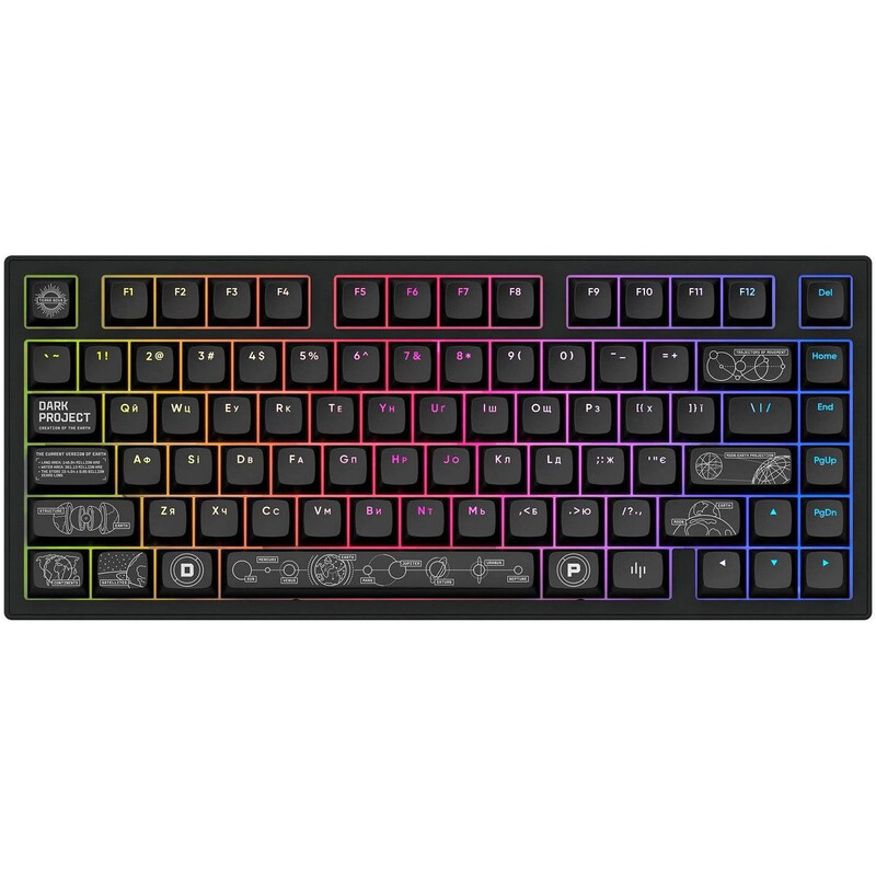 Клавіатура Dark Project ALU81 Terra Nova Black (DPKB_NOVA_81_ANSI_BLACK_UA)