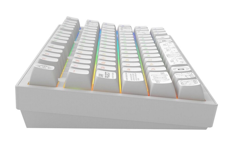 Клавіатура Dark Project ALU81 Terra Nova White (DPKB_NOVA_81_ANSI_WHITE_UA)