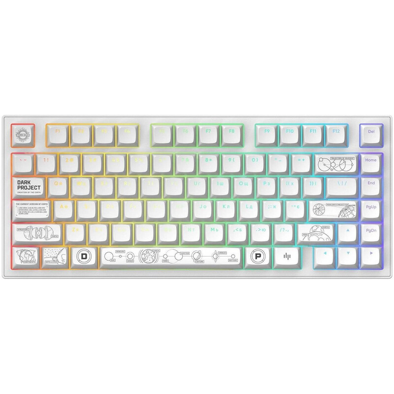 Клавіатура Dark Project ALU81 Terra Nova White (DPKB_NOVA_81_ANSI_WHITE_UA)