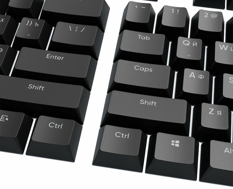 Набор кейкапов Dark Project PBT KS-45 ENG/UA/RU Black (DP-KS-0045)